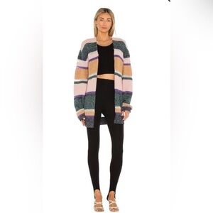 Veronica Beard Elizabeth Striped Cardigan